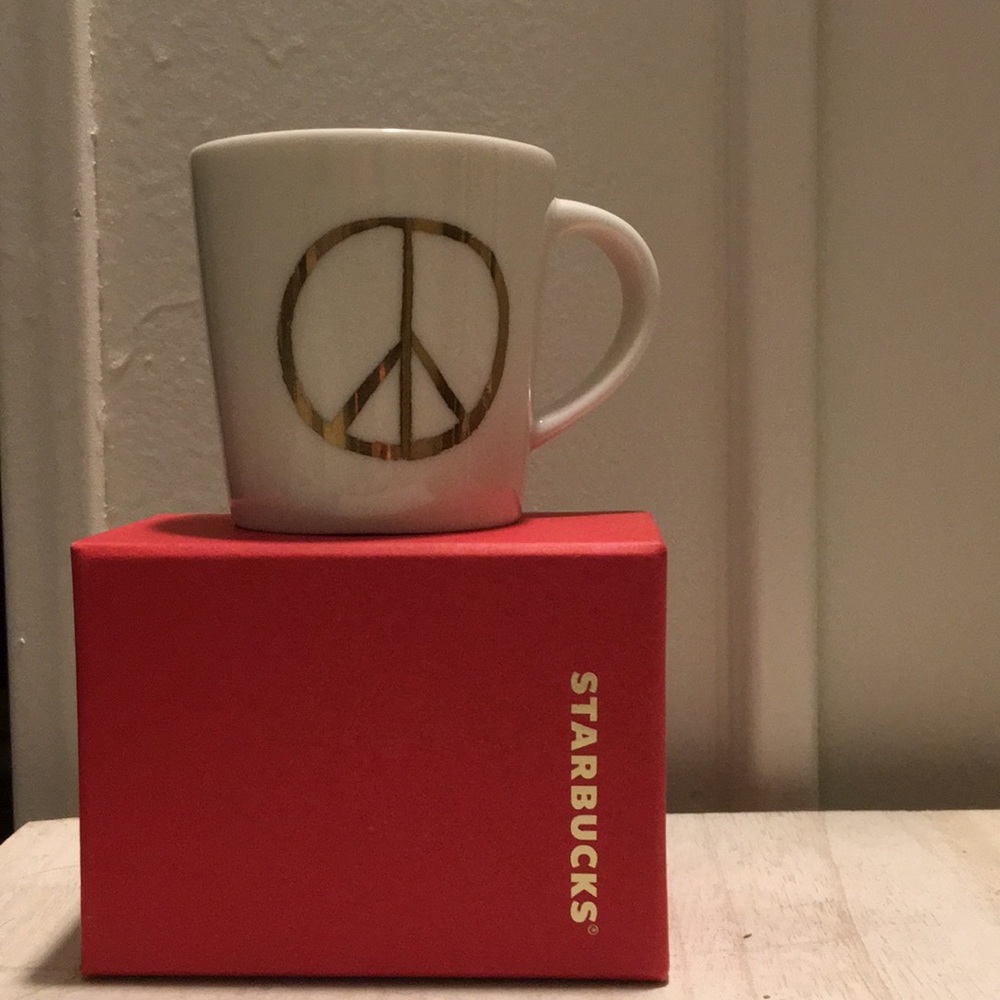 Mini Starbucks Holiday Peace Mug